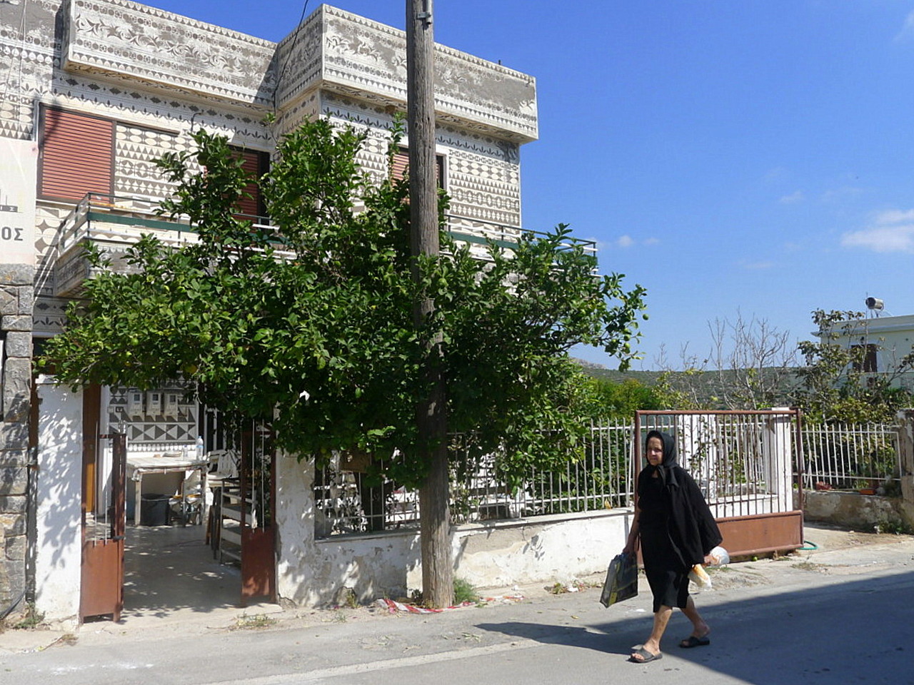 View of Pyrgi village